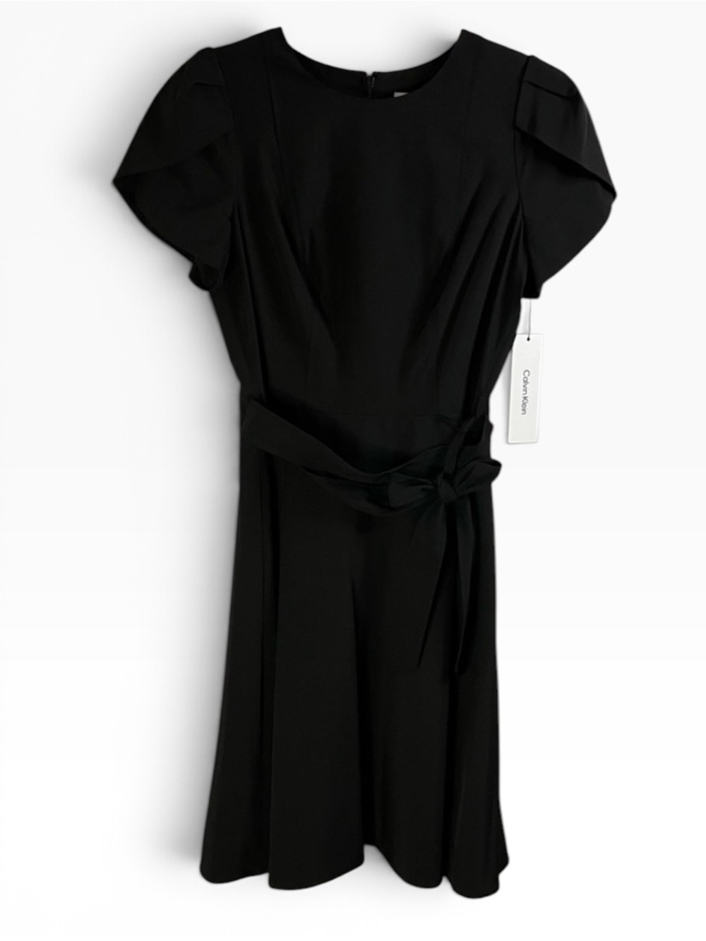 Calvin Klein Black Short Sleeve Dress